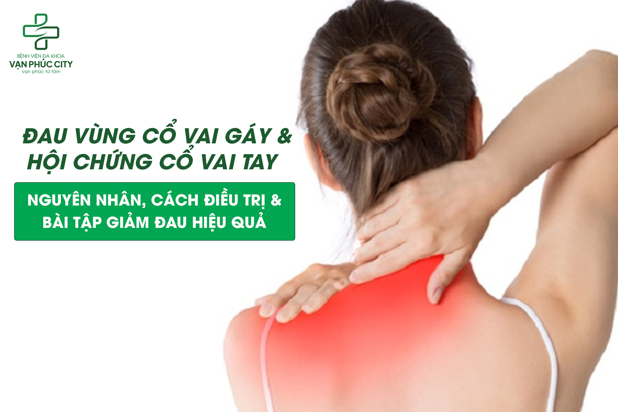 Đau vùng cổ vai gáy và hội chứng cổ vai tay: Nguyên nhân, cách điều trị & bài tập giảm đau hiệu quả