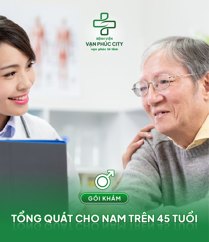 Gói khám tổng quát cho nam trên 45 tuổi