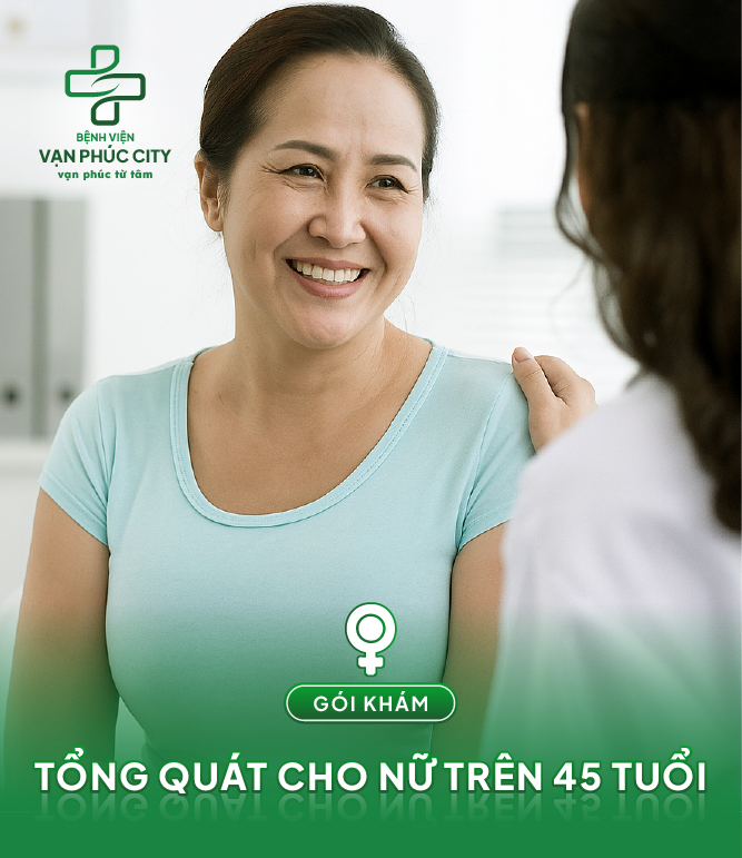 Gói khám tổng quát cho nữ trên 45 tuổi